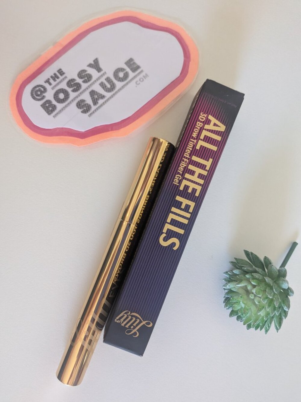 🌸 Lilly Lashes All The Fills 3D Brow Tinted Fiber Gel in Medium Brown NIB